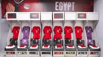 غرفة ملابس منتخب مصر تستعد بتجهيزات متكاملة لمباراة نيجيريا الودية 1
